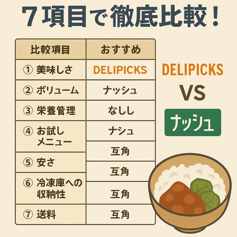 デリピックスVSナッシュ